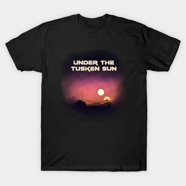 Under the Tusken Sun T-Shirt by ZkyySky